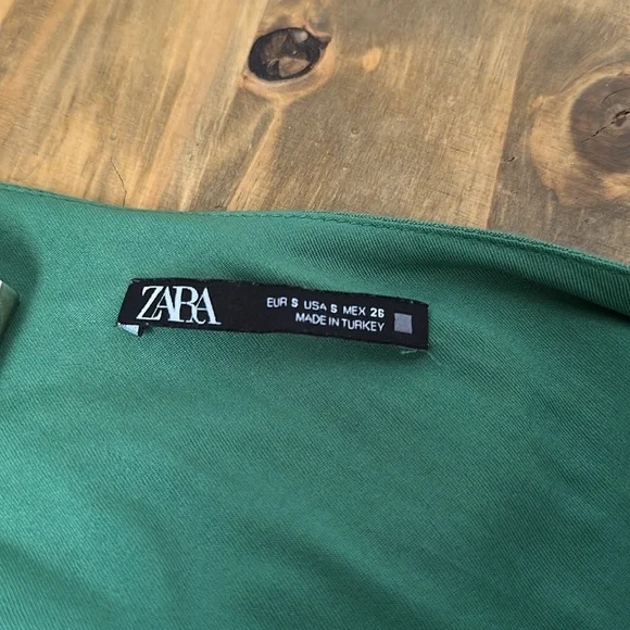 Zara Golden Appliqué Cut Out Asymmetrical Dress size S - Picture 7 of 9